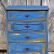 Distressed Blue Furniture Creative On Within Dresser Redos Pinterest 3