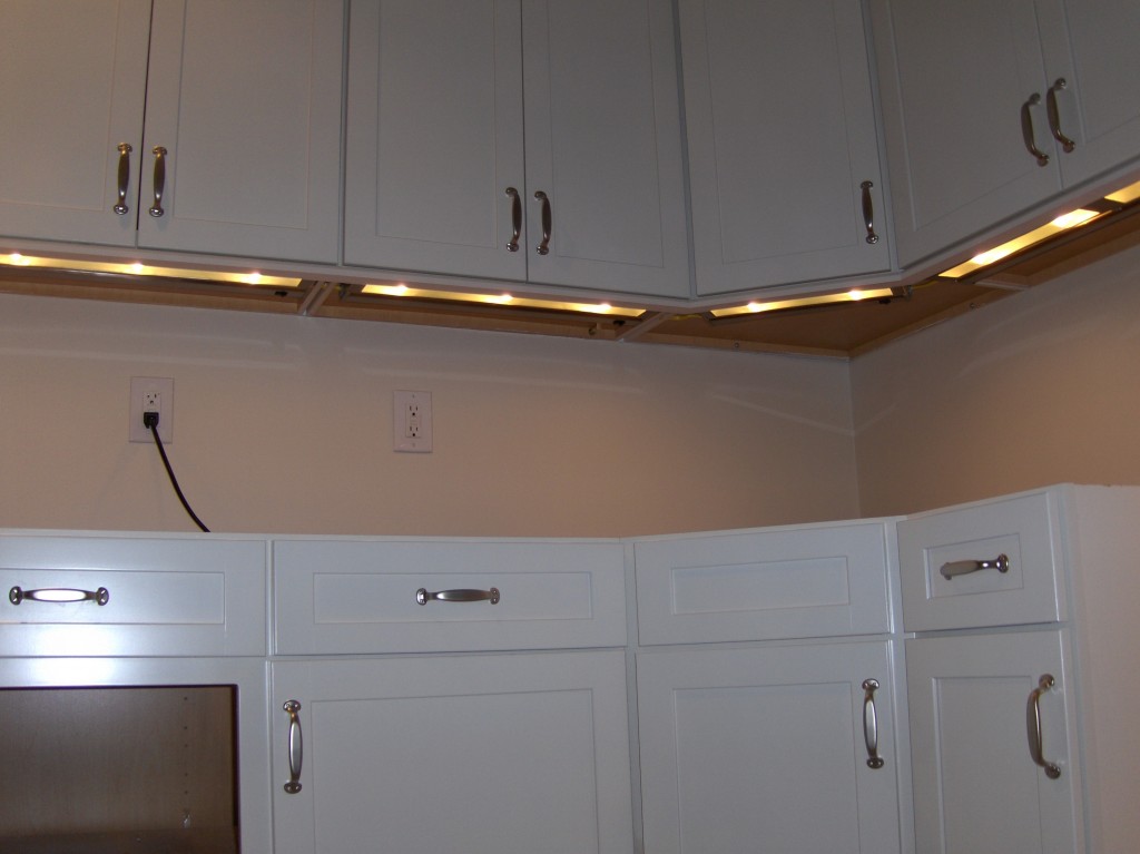 Interior Diy Led Under Cabinet Lighting Charming On Interior Intended For DIY Project Adding New Kitchen To Basement 2 Diy Led Under Cabinet Lighting