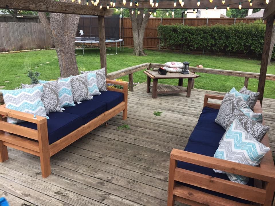 Furniture Diy Outdoor Furniture Lovely On With Ana White 2x4 Sofas DIY Projects 0 Diy Outdoor Furniture