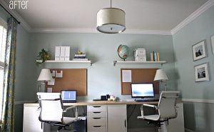 Double Desks For Home Office