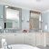 Framed Bathroom Mirrors Double Simple On Furniture Intended For Mirror Transitional With Wall Sconces Vanity Czmcam Org 4