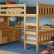 Furniture Full Size Bunk Bed With Desk Plain On Furniture Throughout Loft Plans DIY 27 Full Size Bunk Bed With Desk