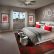 Bedroom Grey Master Bedroom Designs Imposing On With Polished Passion 19 Dashing Bedrooms In Red And Gray 7 Grey Master Bedroom Designs