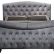 Bedroom Grey Upholstered Sleigh Bed Amazing On Bedroom And Amazon Com Meridian Furniture Hudson K Collection 21 Grey Upholstered Sleigh Bed