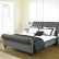 Bedroom Grey Upholstered Sleigh Bed Nice On Bedroom In With Tufted Headboard And 14 Grey Upholstered Sleigh Bed