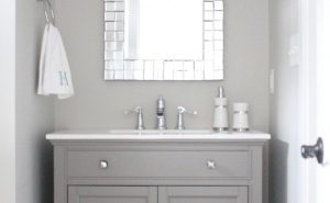 Half Bathroom Ideas Gray