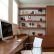 Home Office Decor Brown Simple Nice On Intended For With Wood Floating 5