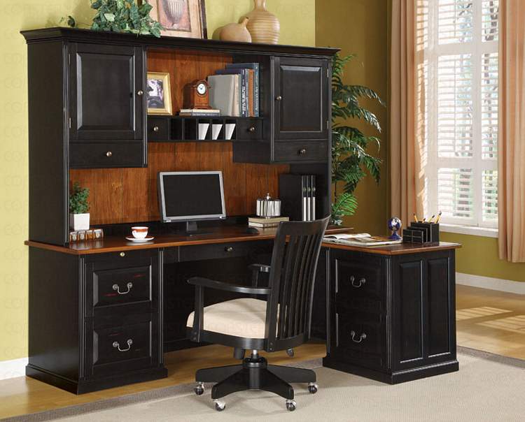  Home Office Desk Black Exquisite On Furniture Intended Surprising L 5 Classic Shaped Shopbyog Com 23 Home Office Desk Black