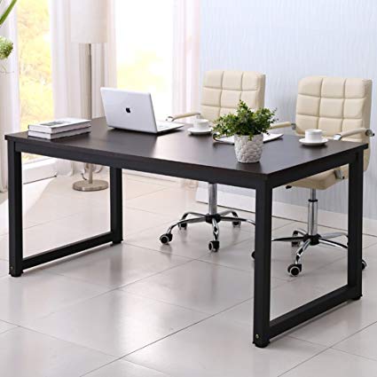  Home Office Desk Black Simple On Furniture Intended Amazon Com 63in Writing Desks Large Study 18 Home Office Desk Black