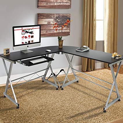  Home Office Desk Black Wonderful On Furniture With Amazon Com Best Choice Products Wood L Shape Corner Computer 7 Home Office Desk Black