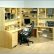 Home Office Desk Units Impressive On Throughout Custom Built Wall Unit Wood Accented Ceiling Inside 3