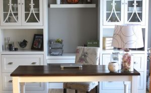 Home Office In Dining Room