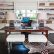 Home Office With Two Desks Innovative On Transitional Den Library 2