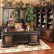 Hooker Office Furniture Perfect On With Telluride 4 Piece Executive Home Set In Distressed Black 3