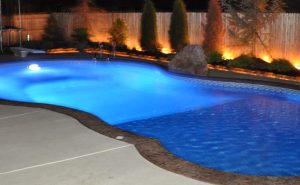 Inground Pools At Night