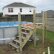 Intex Above Ground Pool Decks Amazing On Other Intended For My 16x48 With Custom Deck And Stairs 4