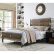 Iron And Wood Bedroom Furniture Astonishing On Within Amazon Com WE Queen Size Metal Plank Bed Brown 4