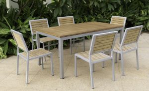 Iron And Wood Patio Furniture