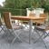 Iron And Wood Patio Furniture Imposing On Inside Metal Outdoor Odelia Design 3