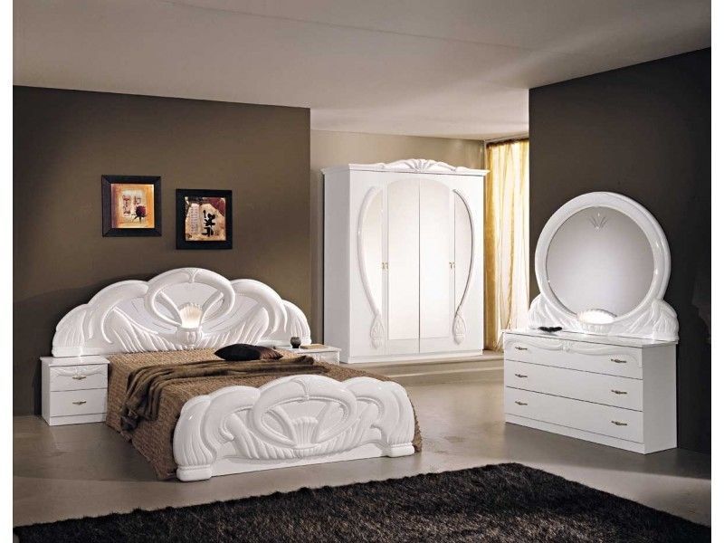 Furniture Italian White Furniture Modern On Within High Gloss Bedroom Set Homegenies 0 Italian White Furniture