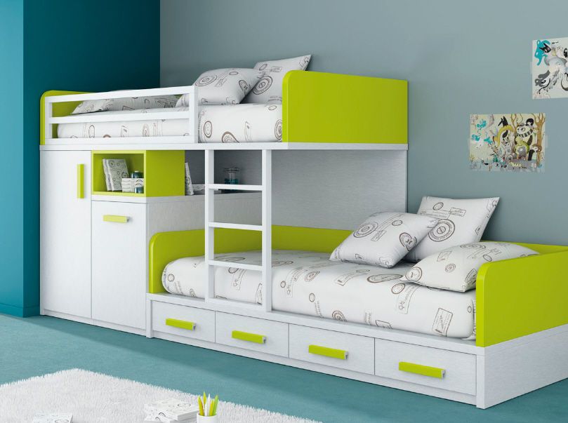 Bedroom Kids Beds With Storage Brilliant On Bedroom In For A Tidy Room Extraordinary White Green 0 Kids Beds With Storage