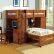 Kids Loft Bed With Desk Impressive On Furniture Pertaining To 25 Awesome Bunk Beds Desks Perfect For 4
