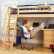 Kids Loft Bed With Desk Simple On Furniture Intended For Knockout High And 1 Drawer In Natural By Maxtrix 2