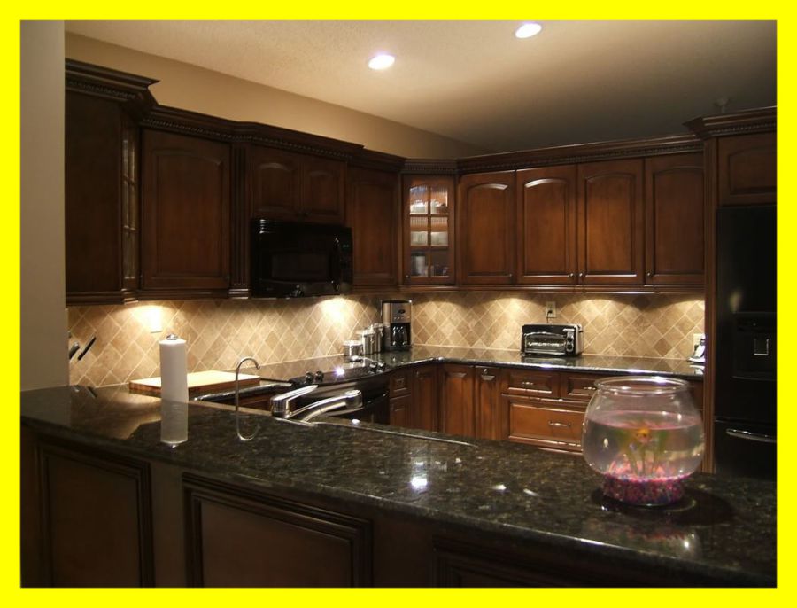 Kitchen Kitchen Backsplash Cherry Cabinets Black Counter Contemporary On Intended For Fascinating Pict Of 25 Kitchen Backsplash Cherry Cabinets Black Counter