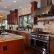 Kitchen Backsplash Light Cherry Cabinets Beautiful On In 52 Dark Kitchens With Wood Or Black 2018 1