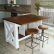 Kitchen Island Table On Wheels Brilliant Intended For Do It Yourself Rustic X DONE 3
