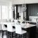 Kitchen Kitchens With Black And White Cabinets Modern On Kitchen Regarding One Color Fits Most 22 Kitchens With Black And White Cabinets