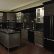 Kitchens With Black Cabinets And Appliances Modern On Kitchen Within Espresso 2