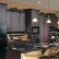 Kitchens With Black Cabinets And Appliances Unique On Kitchen Painted In Ideas Regard 4