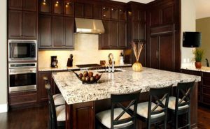 Kitchens With Brown Cabinets