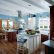 Kitchen Kitchens With White Cabinets And Blue Walls Impressive On Kitchen Intended Cool Black L Shape Granite Counter Top 18 Kitchens With White Cabinets And Blue Walls