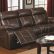 Leather Couches With Recliners Simple On Furniture Pertaining To Incredible Brown Recliner Sofa Chicago 4