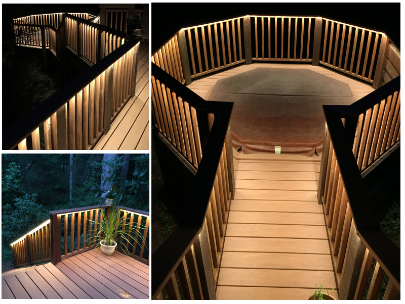  Led Strip Deck Lights Stylish On Other Within 120V LED Light Strips Long Run For Indoors And Out 5 Led Strip Deck Lights