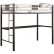  Metal Bunk Bed With Desk Innovative On Bedroom Throughout Amazon Com DHP Screen Loft And Ladder 26 Metal Bunk Bed With Desk
