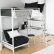 Metal Bunk Bed With Desk Stunning On Bedroom Intended Girls Loft Functional Teen Room Furniture Ideas 2