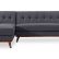 Mid Century Modern Sectional Couch Imposing On Furniture Within Kardiel Jackie Sofa Left Urban Ink 4