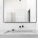 Modern Bathroom Mirror Frames Stunning On Furniture With Regard To Thin Framed The Black Metal Vanities Decoration Pertaining 5