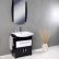 Modern Bathroom Vanity Mirror Simple On Furniture And Fresca Distinto With Dark Wood Finish 2