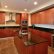 Modern Cherry Wood Kitchen Cabinets Brilliant On Lovely With Dark 2