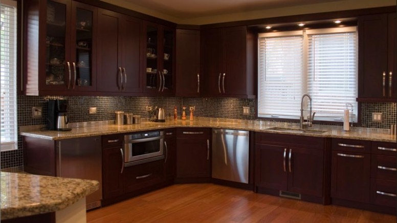 Kitchen Modern Cherry Wood Kitchen Cabinets Marvelous On For Merveilleux Cabinet Refacing 4 Modern Cherry Wood Kitchen Cabinets