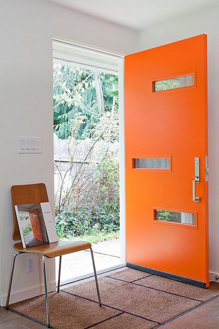 Furniture Modern Front Door Orange Amazing On Furniture Regarding Jason R Burbank Pinterest Doors Mid Century And 0 Modern Front Door Orange