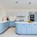 Kitchen Modern Kitchen Cabinets Blue Stunning On And Light Baby With White 14 Modern Kitchen Cabinets Blue