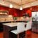 Modern Kitchen Cabinets Cherry Brilliant On With Wood Home Design 4