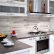 Kitchen Modern Kitchen Marble Backsplash Impressive On Regarding Silver Gray Long Subway Awesome 15 Modern Kitchen Marble Backsplash