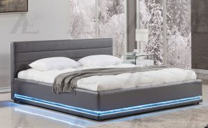 Modern Platform Bed With Lights