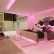 Bedroom Modern Romantic Master Bedroom Plain On In Sparkling Pink LED Strip Lighting For 12 Modern Romantic Master Bedroom
